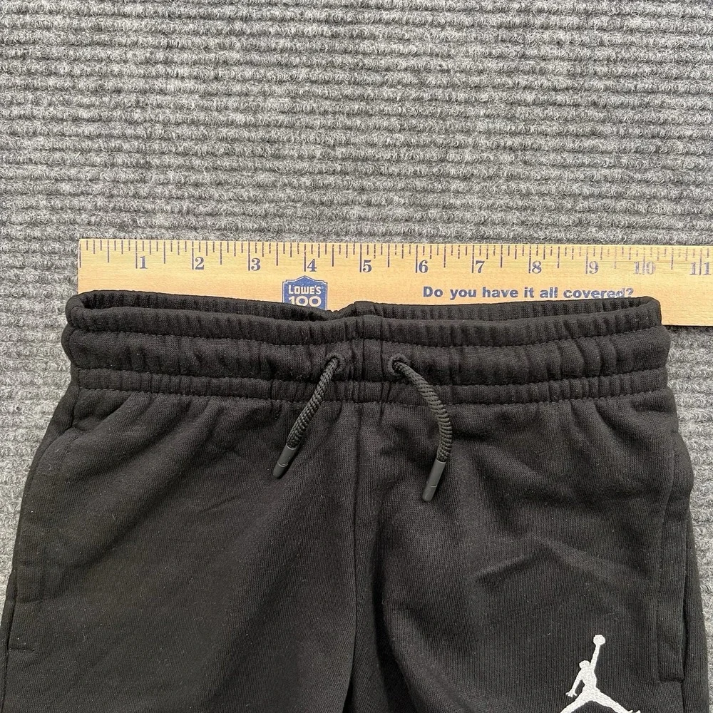 Nike Jordan‎ Jumpman Kids Girls Size 6 Athletic Knit Shorts Solid Black NWT $40